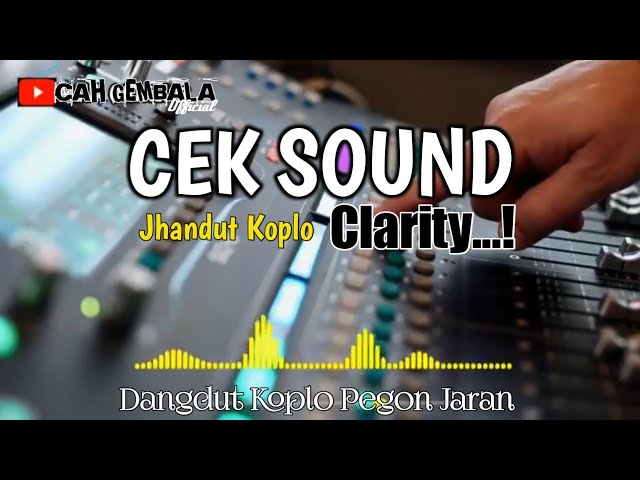 INSTRUMEN DANGDUT CLARITY BASS GLERR || COCOK BUAT CEK SOUND / AIR MATA TIADA ARTI || class=