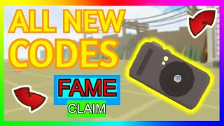 *MAY 2020* ALL *NEW* WORKING CODES FOR FAME SIMULATOR *OP*! ROBLOX screenshot 3