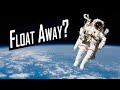 Did an astronaut almost float away from the Space Shuttle?!