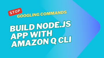 Build Node.js App Using Amazon Q CLI