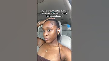 I tried out brow tint! Let me know what you think! #browtint #browtinting #makeup #skincare