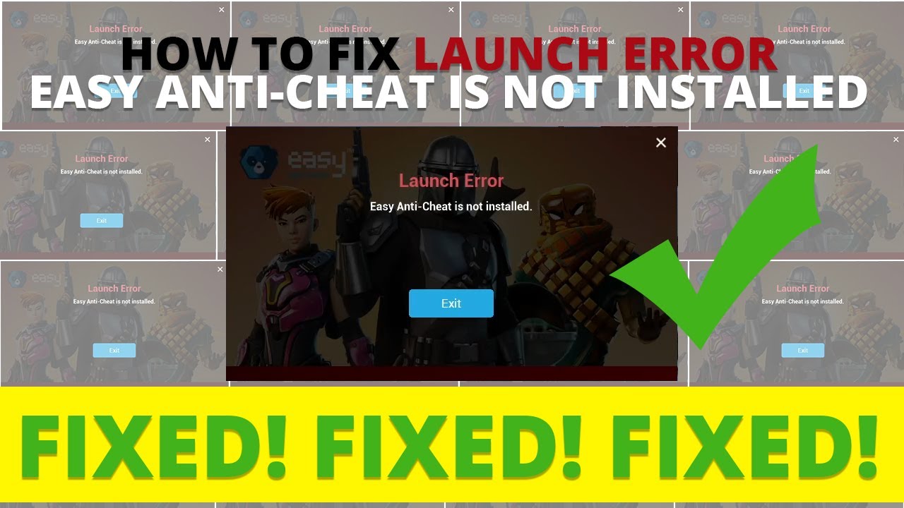 Easy Anti Cheat Fortnite Not Installed How To Fix Launch Error Youtube