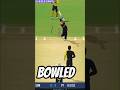 Bowled || Real Cricket 24 || #viralshort #viral