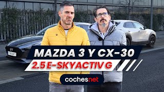 Mazda 3 and CX-30 2.5 Skyactiv G | Test / Review in Spanish | coches.net