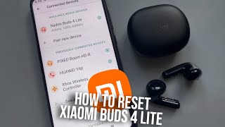 Xiaomi Redmi Buds 4 Lite - Factory Reset - How to Reset headphones Xiaomi Redmi Buds 4 Lite
