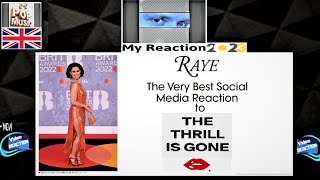 C-C Euro Pop Music  RAYE - “The Thrill is Gone” (New Music by BMI Award Winner)