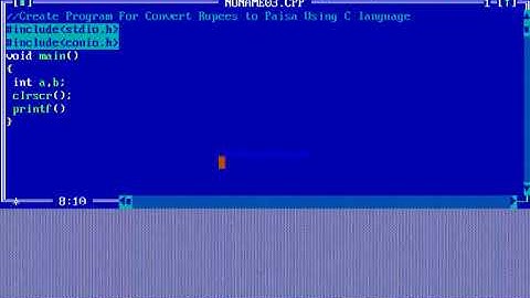 Convert Rupees To Paisa With C