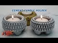 Cement Candle Holder | DIY How to make | JK Arts 101