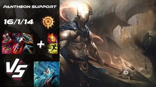 SUPPORT Pantheon vs Zilean - EU Challenger Patch 25.S2.2