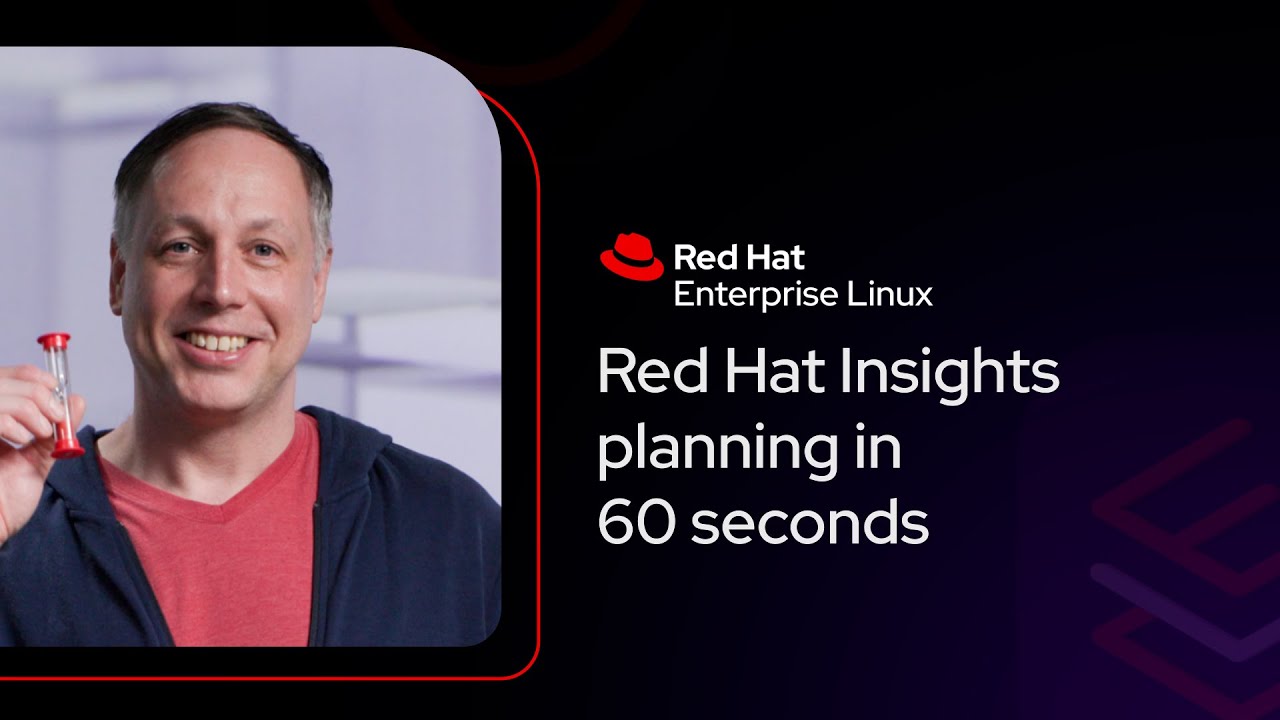 Optimize RHEL: Red Hat Lightspeed planning in 60 Seconds - YouTube