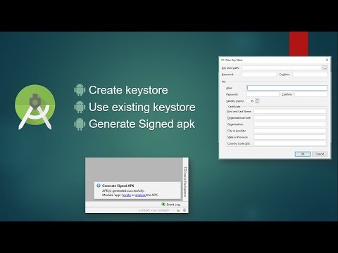 Create/Use keystore | Generate Signed APK - Android Studio Tutorial