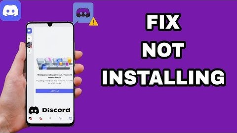 How To Fix And Solve Not Installing On Discord App | Final Solution