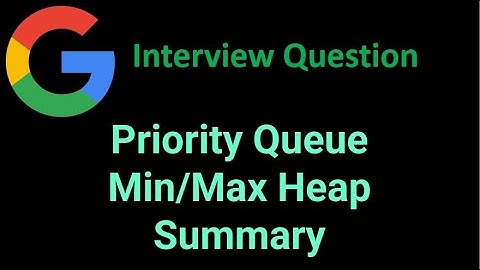 Priority Queue (Min/Max Heap) Summary - Python