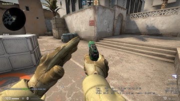 dust2 one-way smoke to peek short (line up with blue spot and right click)