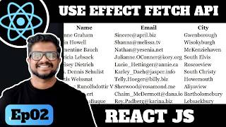Ep2 - React Fetch API & Display Data in Table