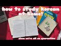 how to self study korean