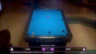 LYNN vs ANDY - ROADHOUSE BILLIARDS & BREW - TABLE 2 | EvoSports