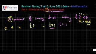 Estimation, using one significant figure
