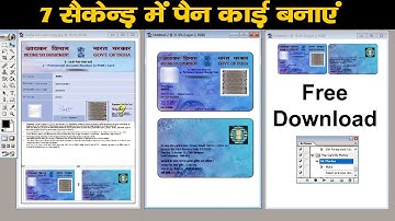 7 सेकंड में पैन कार्ड बनाये  | New Pan Card action file | 1click Pan Card Action | Free Action
