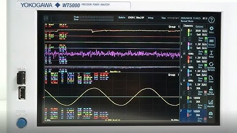 Yokogawa WT5000 – Precision Power Analyzer – An Introduction