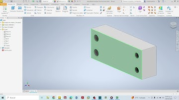 Extrusión de pieza en INVENTOR