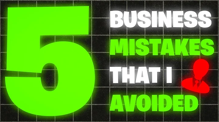 5 Costly Business Mistakes I've Made - Don’t Do This!