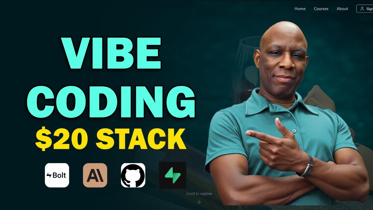 My Vibe Coding Workflow: Building Full-Stack Apps for $20/Month - YouTube