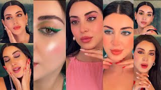 رسم ايلاينر ملون لعيون ساحرة | Colored Eyeliner with Eyeshadow