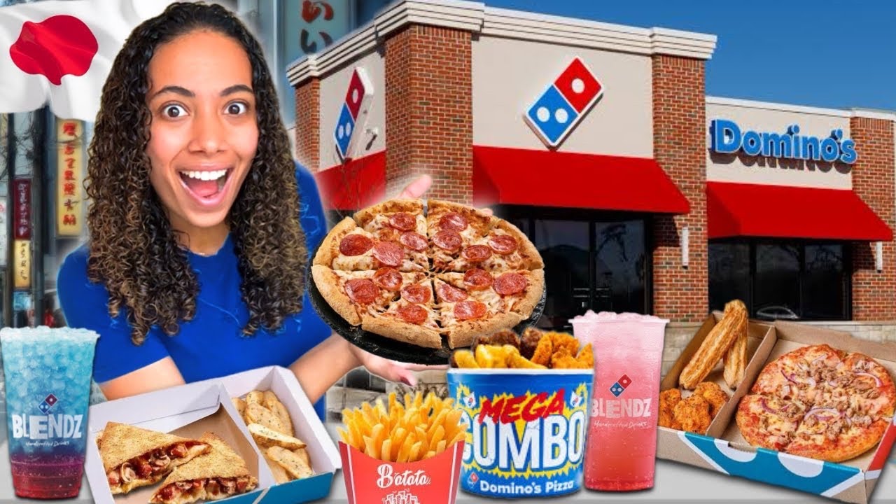PROVANDO E AVALIANDO PIZZA DO DOMINO'S JAPÃO!!!