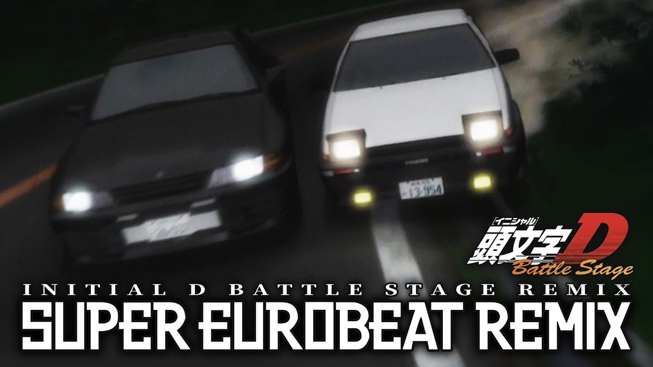 Initial D】頭文字D Battle Stage NON-STOP REMIX - YouTube