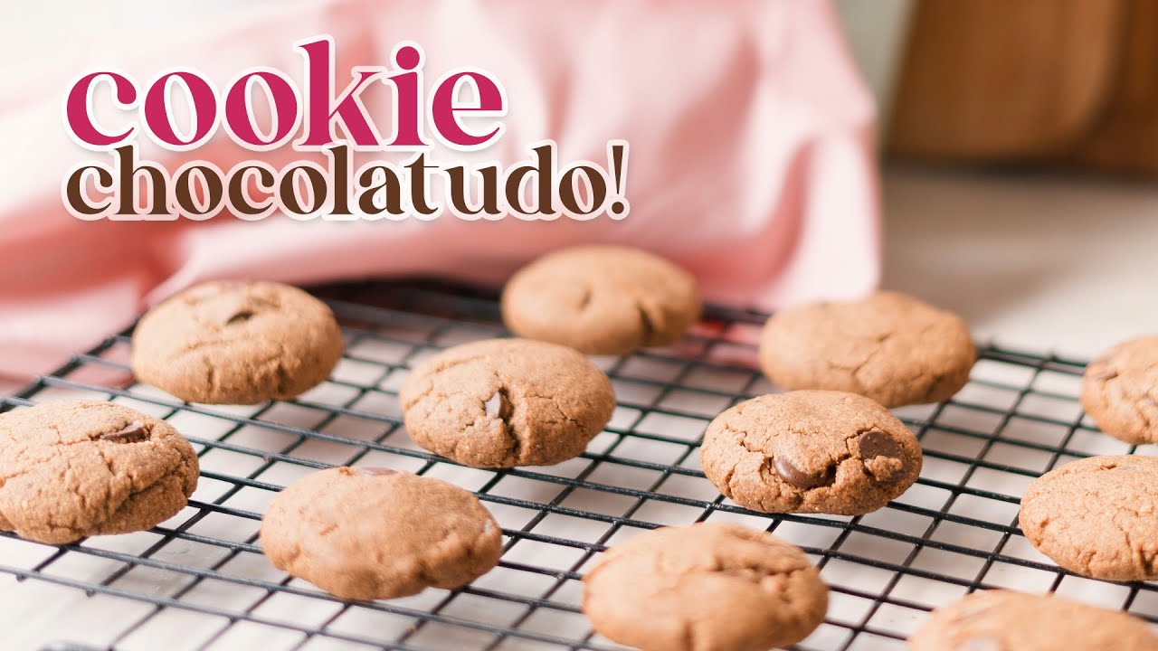 Cookie chocolatudo {sem glúten e lactose}