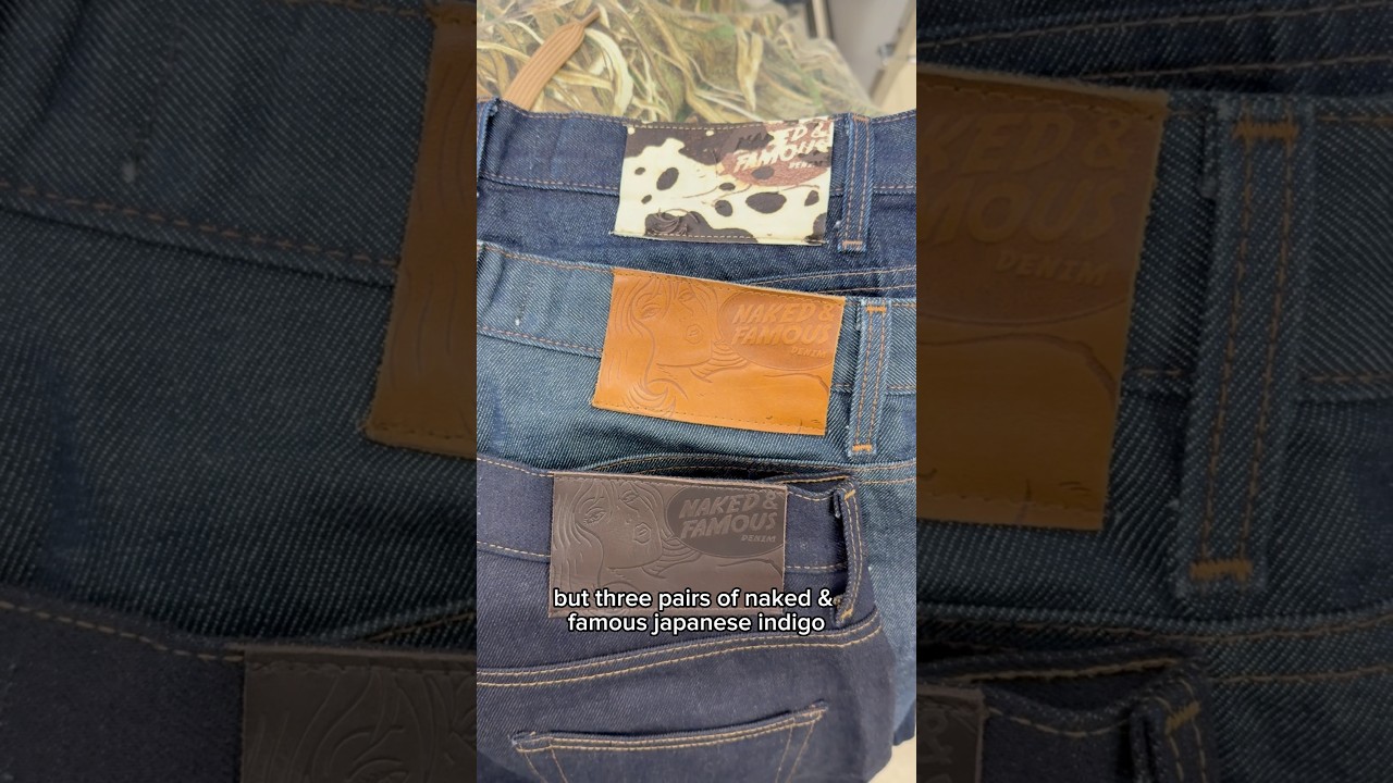 Я СНЯЛА 3 ПАРЫ ЯПОНСКОГО ДЕНИМА С КРОМКОЙ!👖 (Бережливое отношение) 