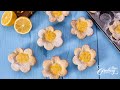 Flower Tarts with White Chocolate Lemon Filling