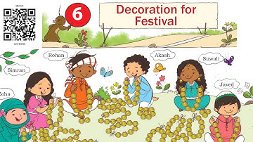 Class 2 , Joyful math chapter 6 Decoration for festival question solution with explanation part 1