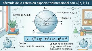 formula de la esfera en espacio tridimensional demostración