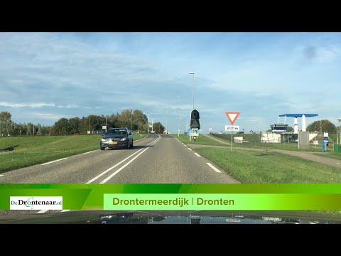 Fietspad langs Drontermeerdijk ligt straks bij extreme weersomstandigheden onder water