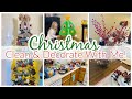 CHRISTMAS CLEAN AND DECORATE WITH ME! CHRISTMAS DECOR | FARMHOUSE CHRISTMAS