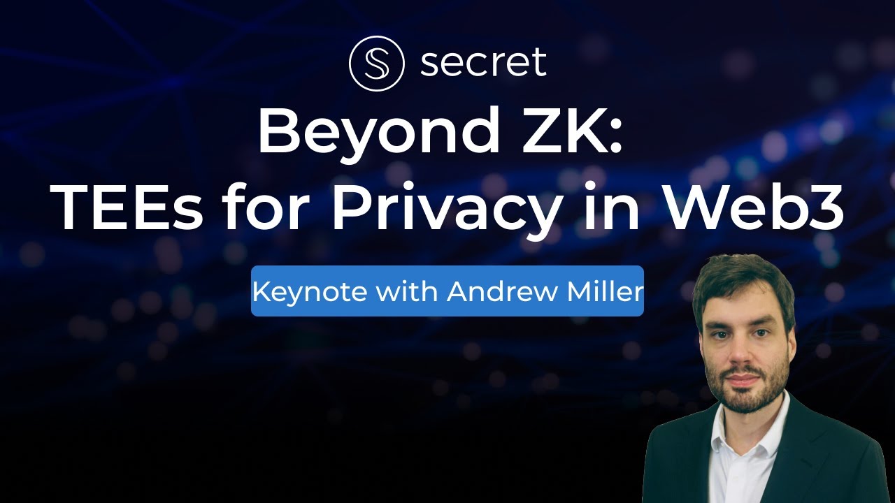 Beyond ZK - Keynote by Andrew Miller