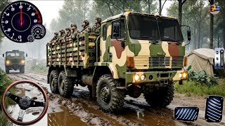 Army Truck American Cargo Driver Game 3D - Mobil Balap Truck Simulator Android Gameplay screenshot 2