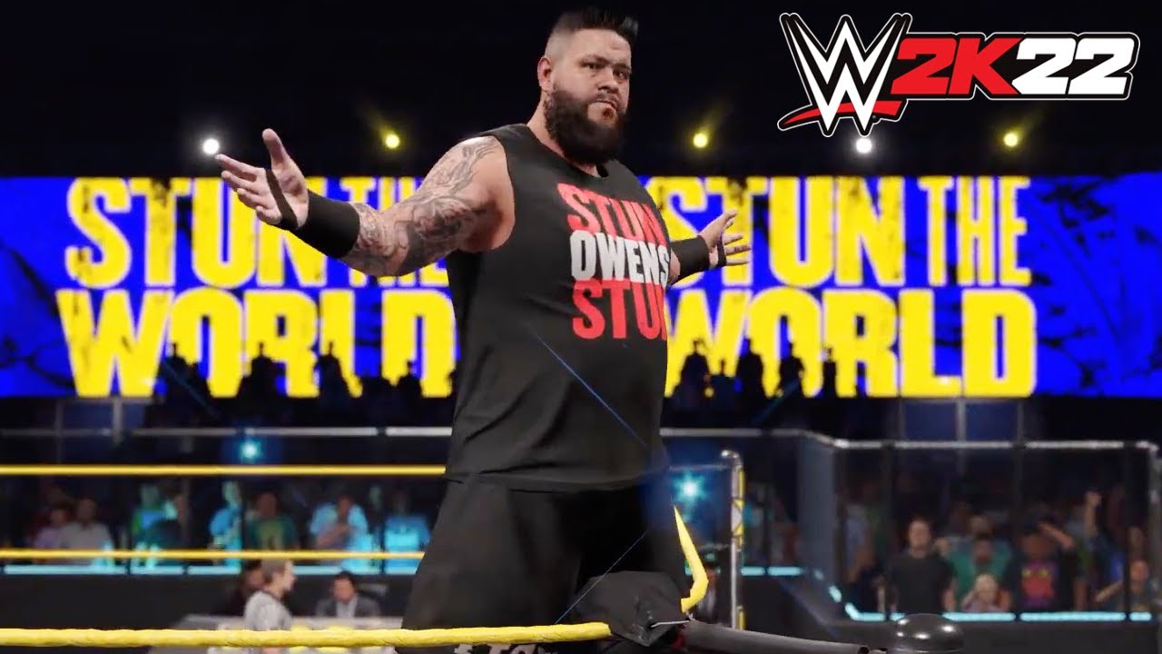 WWE 2K22 NEW GAMEPLAY Kevin Owens Vs Austin Theory & Winning Sequence