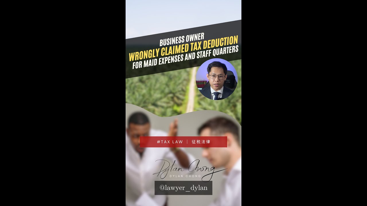 Phone gadget and maid cannot claim for tax deduction