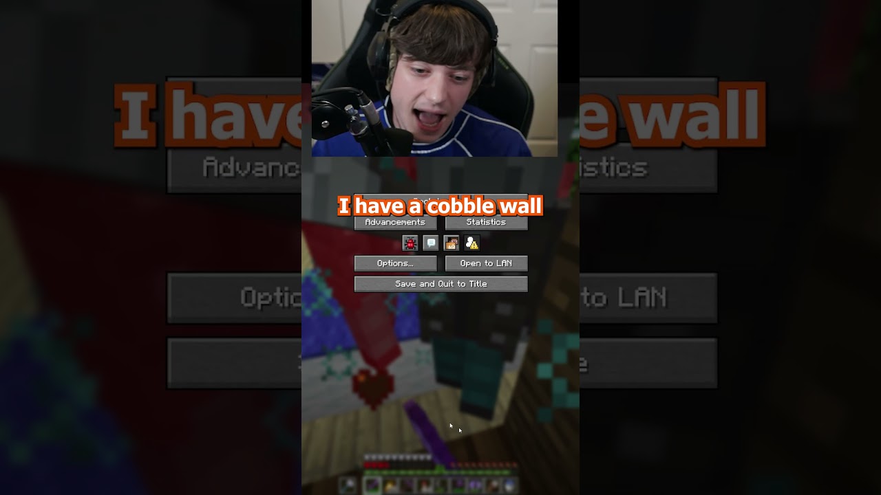 i NEARLY died in my 500 day Minecraft hardcore world...  #minecraft