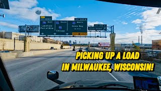 Picking Up A Load In Milwaukee Wisconsin #otr #trucker #truckinginwisconsin #vlog #truckvlog