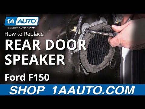 How to Replace Rear Door Speaker 09-14 Ford F150