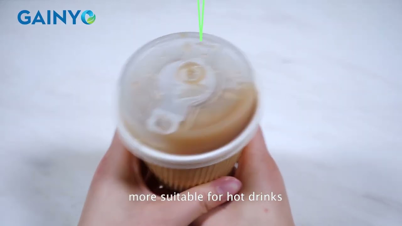 Ripple Wall Paper Cups for Hot & Cold Drinks