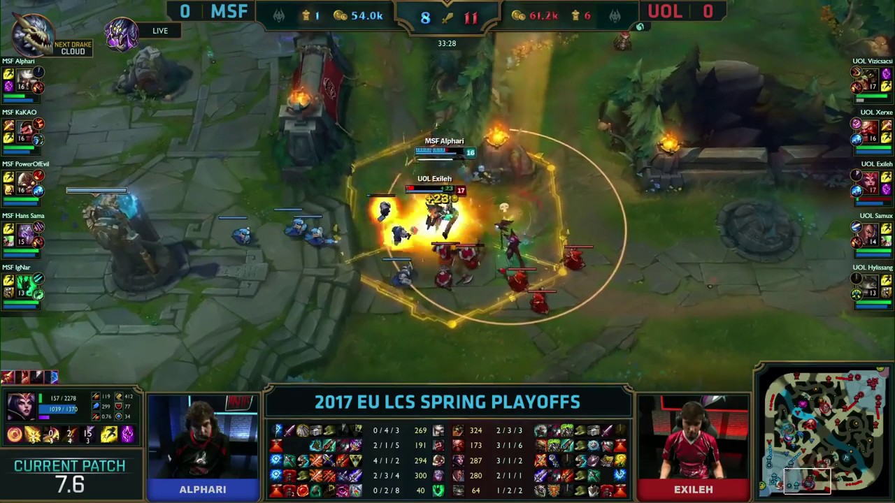 UOL vs MSF Highlights Game 1 LCS Spring Playoffs 2017 Unicorns of Love vs Misfits