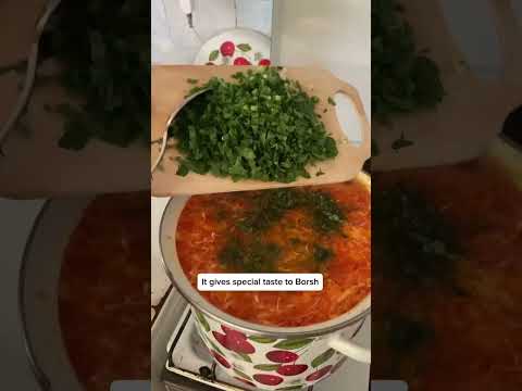 How to cook Russian traditional Borsch?