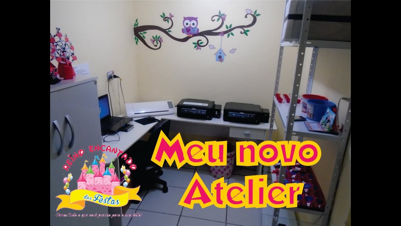 Meu Novo Atelier #Reforma Quarto das Crianças - YouTube