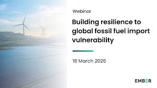 Building resilience to fossil fuel import vulnerabilities