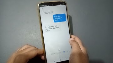 poco X5 pro 5g text size setting, how to increase and decrease font size, poco phone change font sty